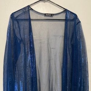 Sparkly blue cardigan